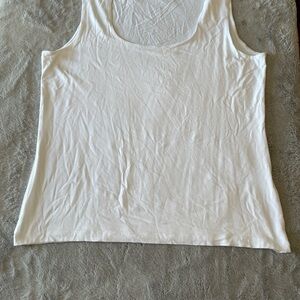 Kettlewell Classic White Women's Tank Top scoop neck size XL